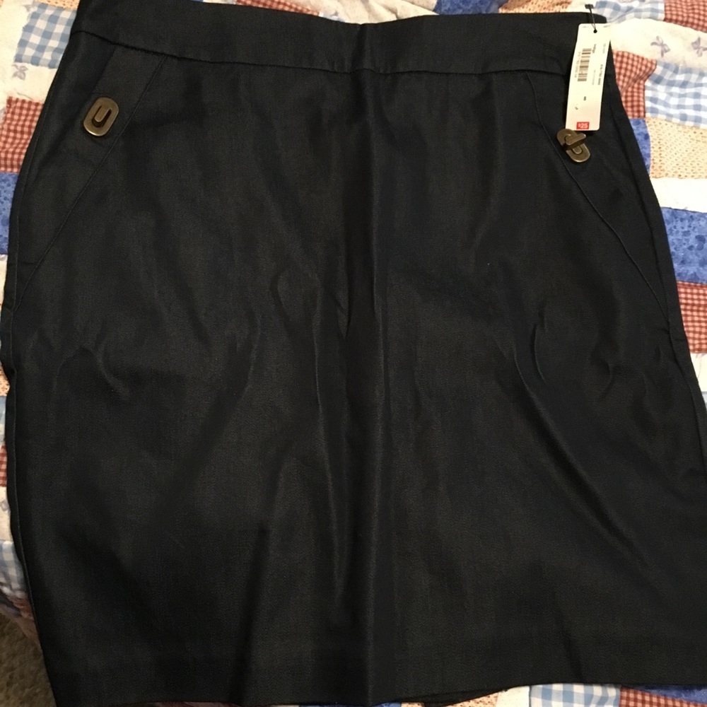 Dark jean like skirt size 8 New